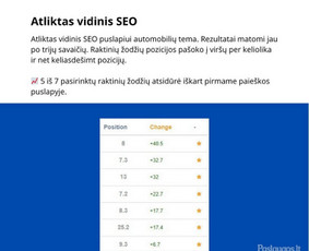 SEO optimizavimas - Vidinis, techninis, i&scaron;orinis Seo. Ai. Google Ads - 4