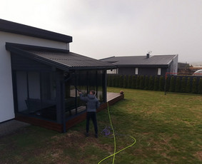 Valymo paslaugos - Langų valymas dejonizuotų vandeniu. - 3