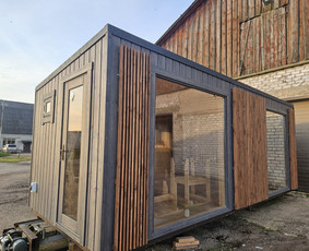 Moduliniai namai - Moduliniai namai , Karkasiniai namai, pirtys - 3