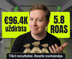 Reklamos paslaugos - Google Ads, Facebook / Instagram: Strategija + Įgyvendinimas - 1