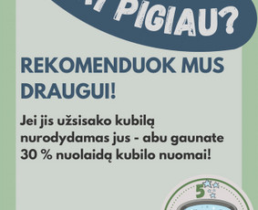 Nuomos paslaugos - Mobilaus kubilo nuoma - 1