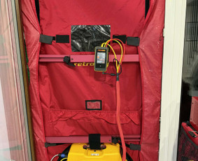 Pastatų sandarumo bandymai - Tarpinis sandarumo testas - 2