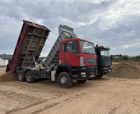 Krovinių pervežimas - Savivarčių paslaugos nuo 1 iki 27 t - 2