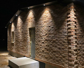 Mūro darbai, mūrijimas - Klinkerio klijavimas,muro darbai - 2