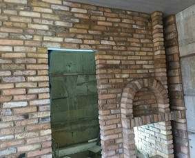 Mūro darbai, mūrijimas - Klinkerio klijavimas,muro darbai - 4