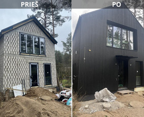 Klinkerio klijavimas - Fasado apdaila ir &Scaron;iltinimas, terasų,stoginių montavimas - 2