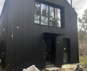 Klinkerio klijavimas - Fasado apdaila ir &Scaron;iltinimas, terasų,stoginių montavimas - 1