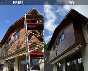 Fasado remontas - Fasado dažymas ir plovimas &ndash; ilgalaikė apsauga ir nauja i&scaron;va - 1
