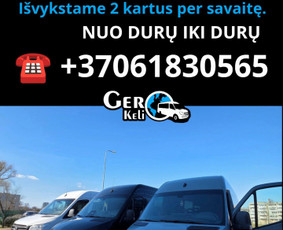 Keleivių pervežimas - Keleivių vežimas Lietuva &ndash; Vokietija &ndash; Lietuva - 1