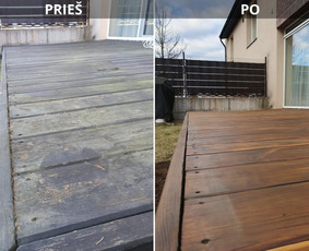 Terasų Plovimas, Šlifavimas, Alyvavimas / Paulius Kulbokas / Darbų pavyzdys ID 4364507