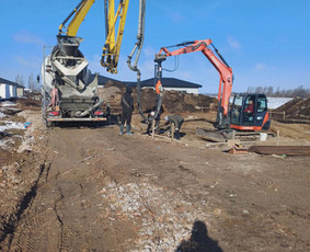 Statybos darbai - Poliu grežimas Cfa poliai iki 4metru ekskavatoriaus nuoma - 4
