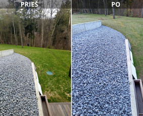 Vejos aeravimas - Pjaunu veją žoliapjove ir trimeriu, i&scaron;ra&scaron;au Sf - 1