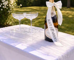 Įvairios paslaugos vestuvėms - Putojantis pasitikimas - &scaron;ampano staliukas - 2