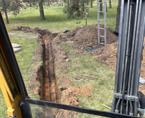Inžinerinių tinklų įrengimas - Visi žemės Kasimo darbai mini ekskavatoriumi - 1