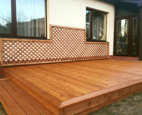 Malkinės, statyba - Visi mediniai statiniai terasos, stoginės, pirtys statyba - 1