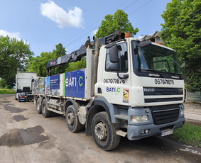 Krovinių pervežimas - Krano Fiskaro paslaugos, ma&scaron;ina su kranu, statybinių medzegų - 1