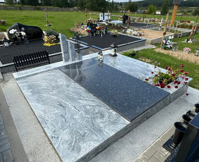 Kapų tvarkymas, priežiūra - Kapų dengimas plok&scaron;tėmis, paminklai, paminklų gamyba. - 3