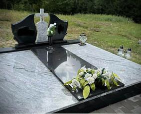 Paminklai kapams, antkapiai - Paminklų gamyba, dengimas granito plok&scaron;tėmis. - 4