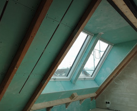 Dailylenčių kalimas - Gipso ir grindų montavimas - 4