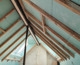 Dailylenčių kalimas - Gipso ir grindų montavimas - 3