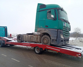 Krovinių pervežimas - Tralo ir krano paslaugos. - 2