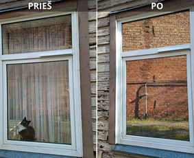 Plėvelių klijavimas ant langų, durų ir kitų paviršių / ProFill lanų plėvelės / Darbų pavyzdys ID 4366899