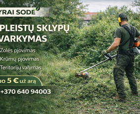 &Scaron;akų smulkinimas - Vyrai Sode &ndash; visi aplinkos tvarkymo darbai - 1
