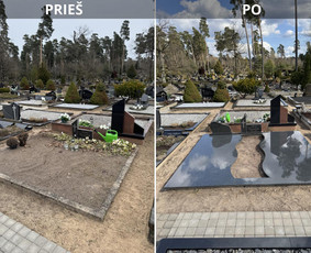 Kapų tvarkymas, priežiūra - Angelų vizija - kapų tvarkymas - 1