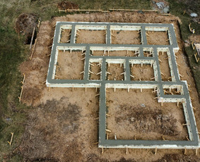 Pamatų liejimas, įrengimas - Gręžtiniai pamatai, žiedai, sąramos, poliai ir kt. darbai - 1