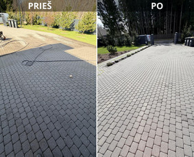 Stogų valymas ir priežiūra - Kiemų-fasadų-stogų plovimas dažymas. - 1