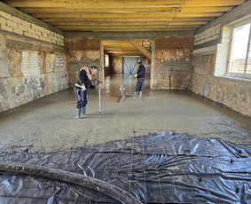 Betonavimo darbai, betonavimas - Grindų paruo&scaron;imas. Betonavimo darbai - 2