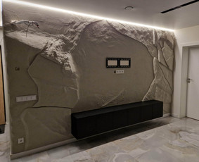 Interjero dekoravimas - Uolos imitacija l Dekoratyvinis tinkas - 1