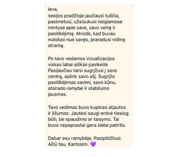 Koučingo specialistai - Vidinės transformacijos koučerė - 1