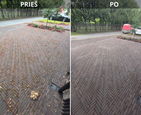 Terasos plovimas, atnaujinimas - Trinkelių, stogo, fasado plovimas - 4