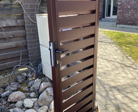 Tvoros, vartai, montavimas - Vartu,varteliu gamyba,montavimas,banketės stulpu betonavimas - 1