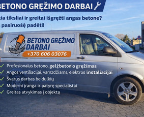 Statybos darbai - Betono Gręžimo Darbai - 1