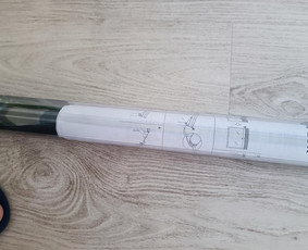 Roletai, žaliuzės, romanetės - Parduodu žaliuze juoda 123-48 - 2