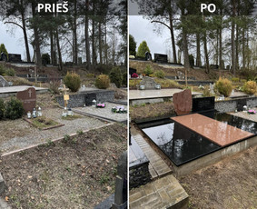 Kapų tvarkymas, priežiūra - Angelų vizija - kapų tvarkymas - 1