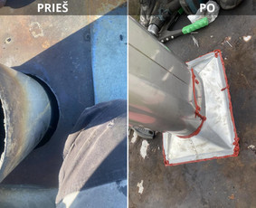 Kaminų įdėklai, montavimas - Kaminų valymas be dulkių - 2