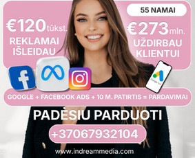 Reklamos paslaugos - Google Ads, Meta/facebook Ads reklama - 1