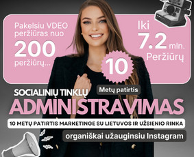 Paslaugos verslui - Socialinių tinklų kūrimas, turinys ir administravimas - 1