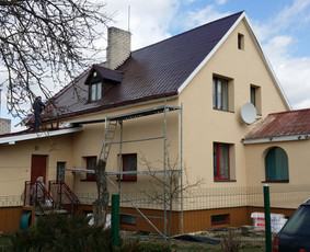Fasado Šiltinimo, Armavimo, dekoratyvinio tinko darbai / UAB Leirona / Darbų pavyzdys ID 4371607