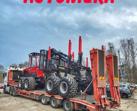 Negabaritinių krovinių gabenimas - Kroviniu pervezimas fiskaru, žemagrindė puspriekabė, tralas - 2