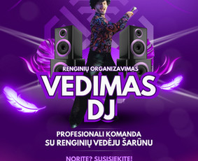 Renginių vedėjai - Profesionali renginių komanda su vedėju &Scaron;arūnu - 1