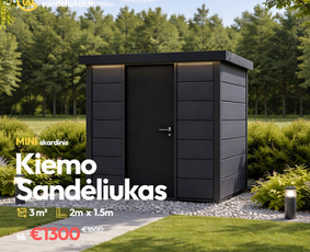 Statybos darbai - Sandėliukai - Mediniai ir skardiniai - 3