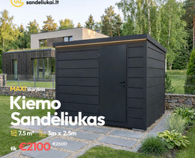 Medžio darbai, staliai - Sandėliukai - Mediniai ir skardiniai - 4