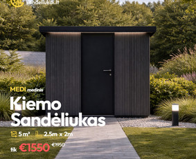 Medžio darbai, staliai - Sandėliukai - Mediniai ir skardiniai - 3