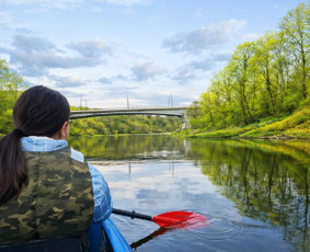 Dviviečių Baidarių Nuoma Vilnuje Nerimi, Voke, Vilnele. / Vilniaus-baidares.lt / Darbų pavyzdys ID 4372171