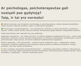 Psichologai, psichoterapeutai - Psichologė - psichoterapeutė Vilniuje ir nuotoliu (Lt, En) - 1
