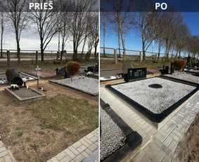 Kapų tvarkymas, priežiūra - Angelų vizija - kapų tvarkymas - 1